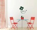 Clover with Quotes Vinyl Art Decals Modern Wall Art